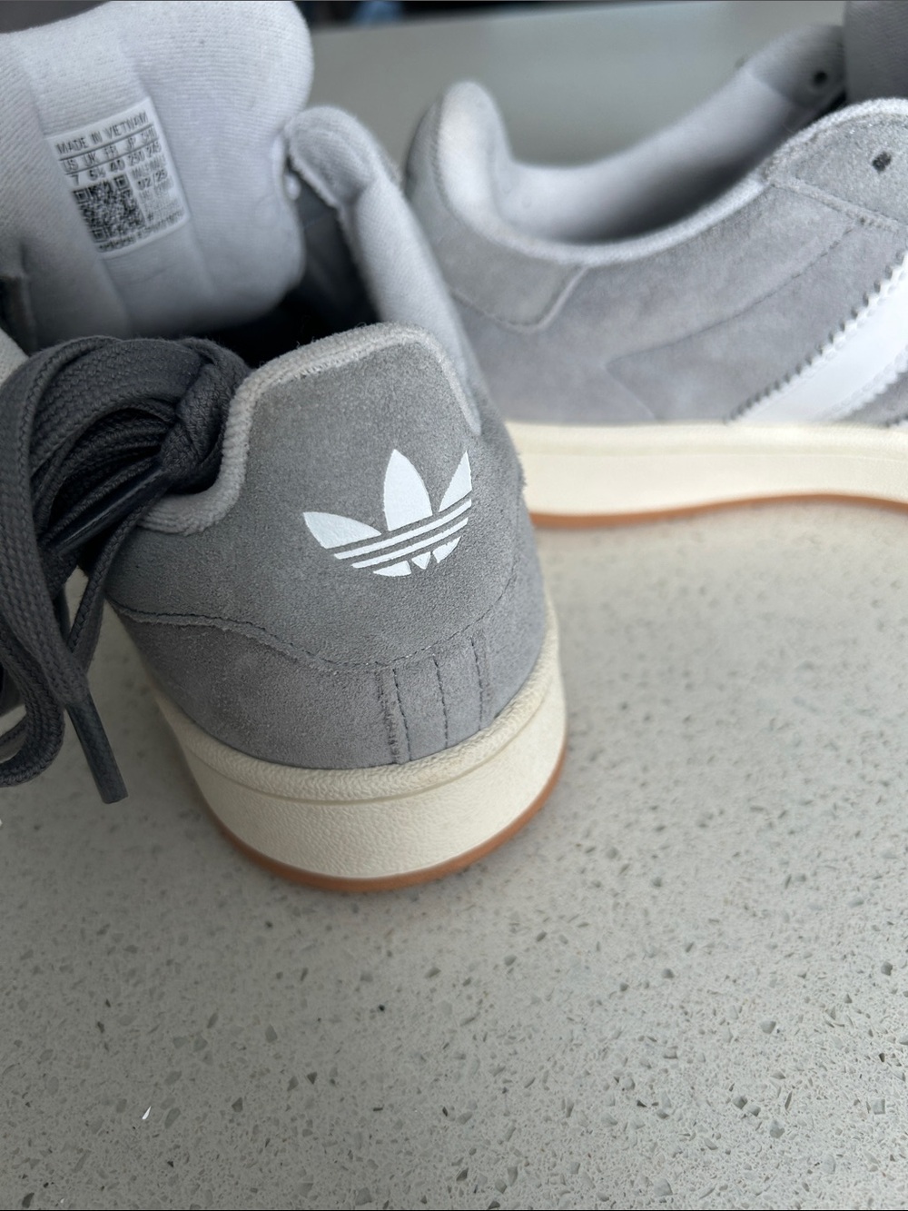 No longer Available Adidas Originals Campus Grey Suede Sneakers | Women’s 8 - Picture 7 of 12